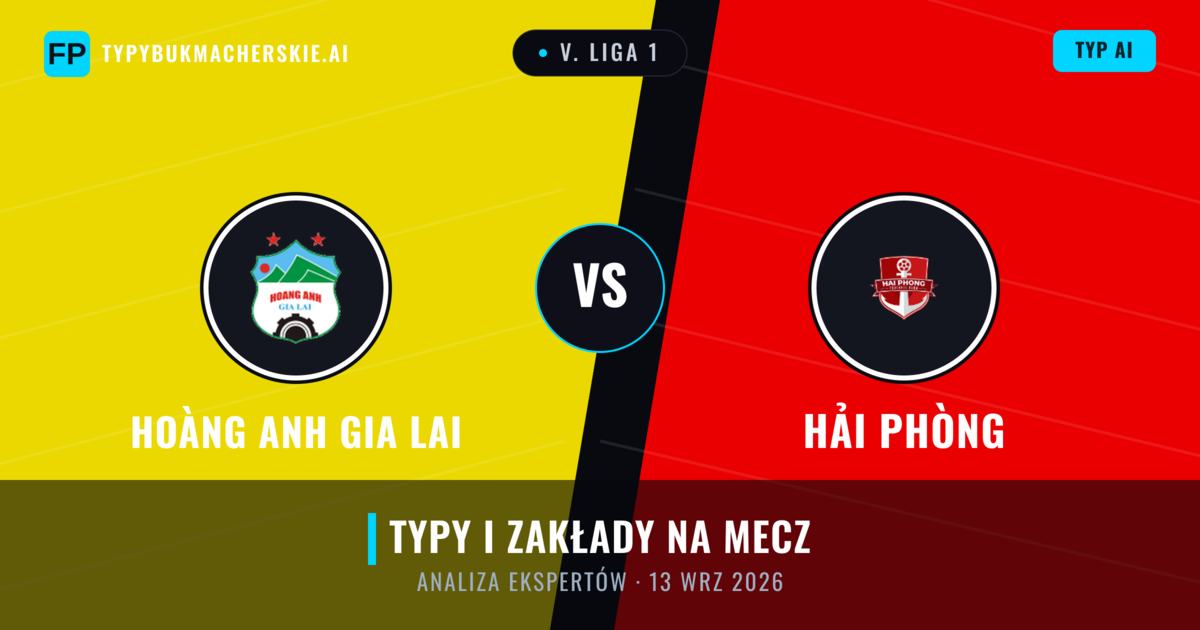 Hoàng Anh Gia Lai vs Hải Phòng — typy i zapowiedź meczu