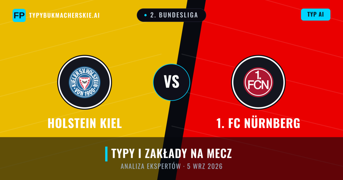 Holstein Kiel vs 1. FC Nürnberg — typy i zapowiedź meczu