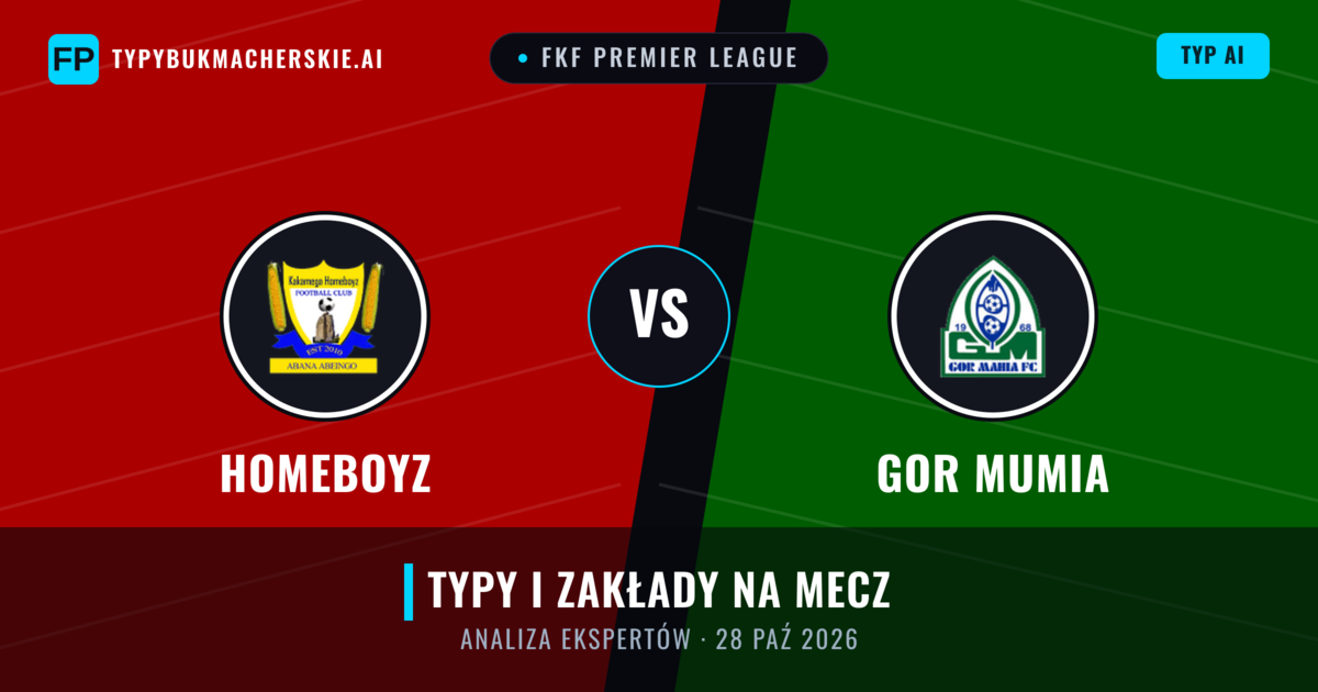 Homeboyz vs GOR Mumia — typy i zapowiedź meczu