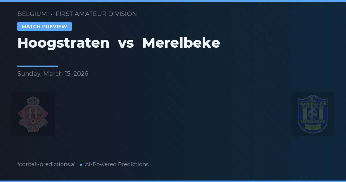 Hoogstraten vs Merelbeke — typy i zapowiedź meczu