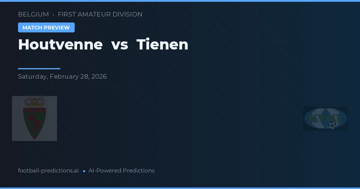 Houtvenne vs Tienen — typy i zapowiedź meczu