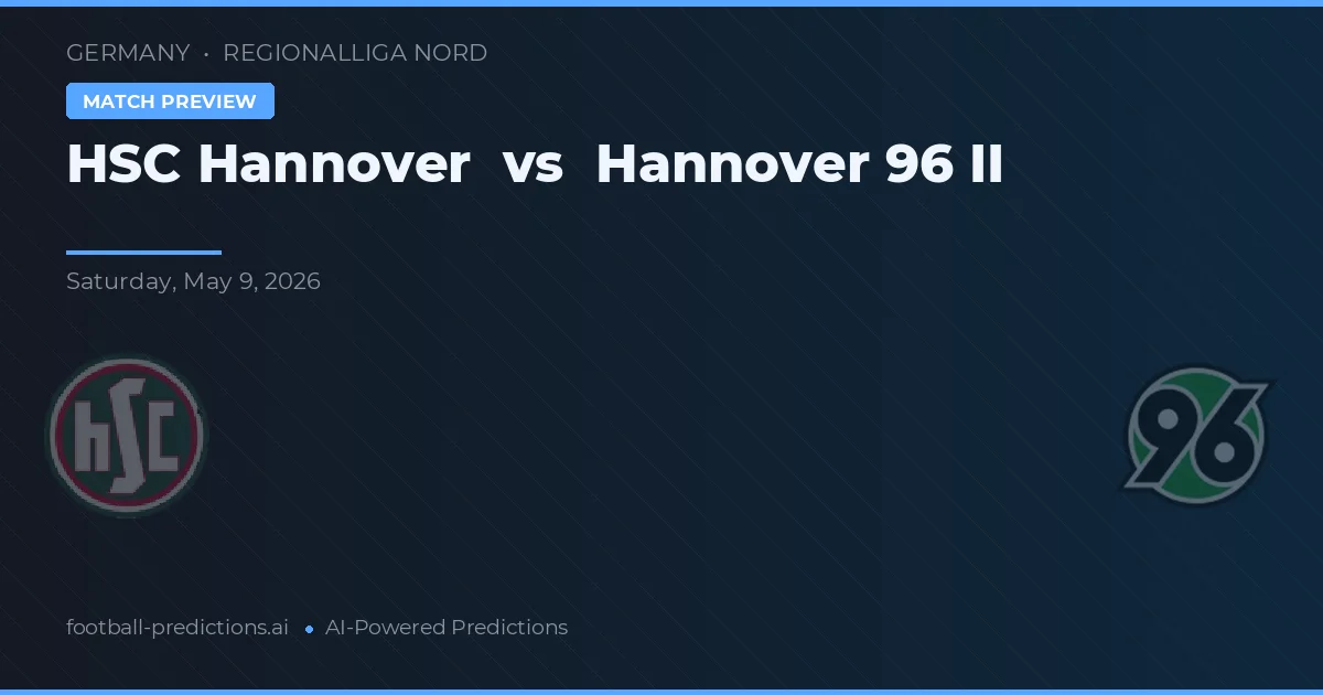 HSC Hanower vs Hannover 96 II — typy i zapowiedź meczu