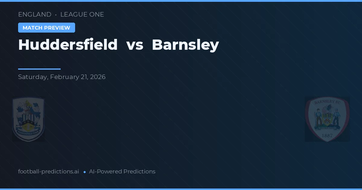Huddersfield vs Barnsley — typy i zapowiedź meczu