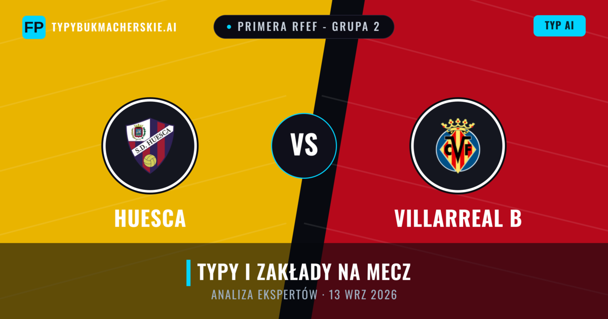 Huesca vs Villarreal B — typy i zapowiedź meczu