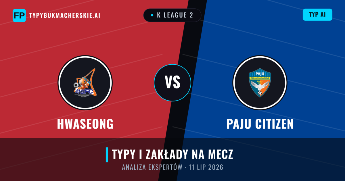 Hwaseong vs Paju Citizen — typy i zapowiedź meczu