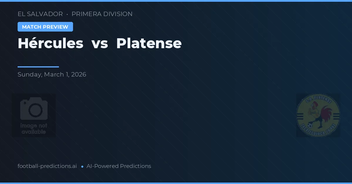 Hércules vs Platense — typy i zapowiedź meczu