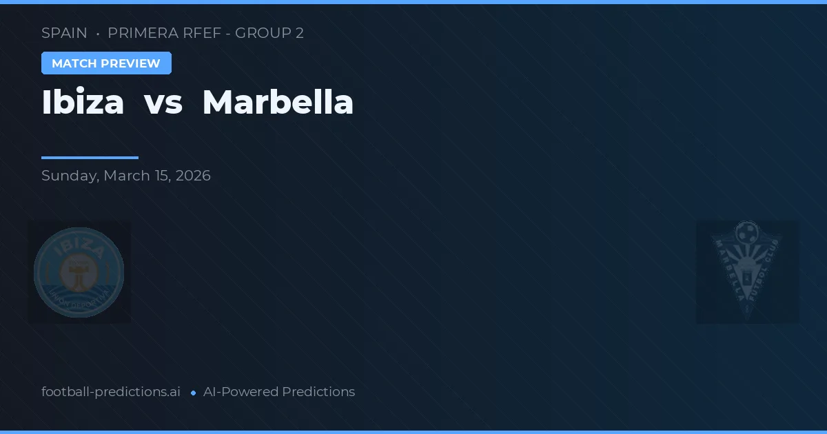 Ibiza vs Marbella — typy i zapowiedź meczu