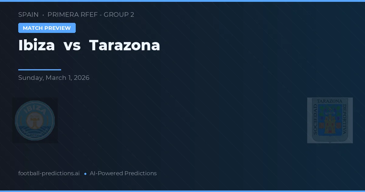 Ibiza vs Tarazona — typy i zapowiedź meczu