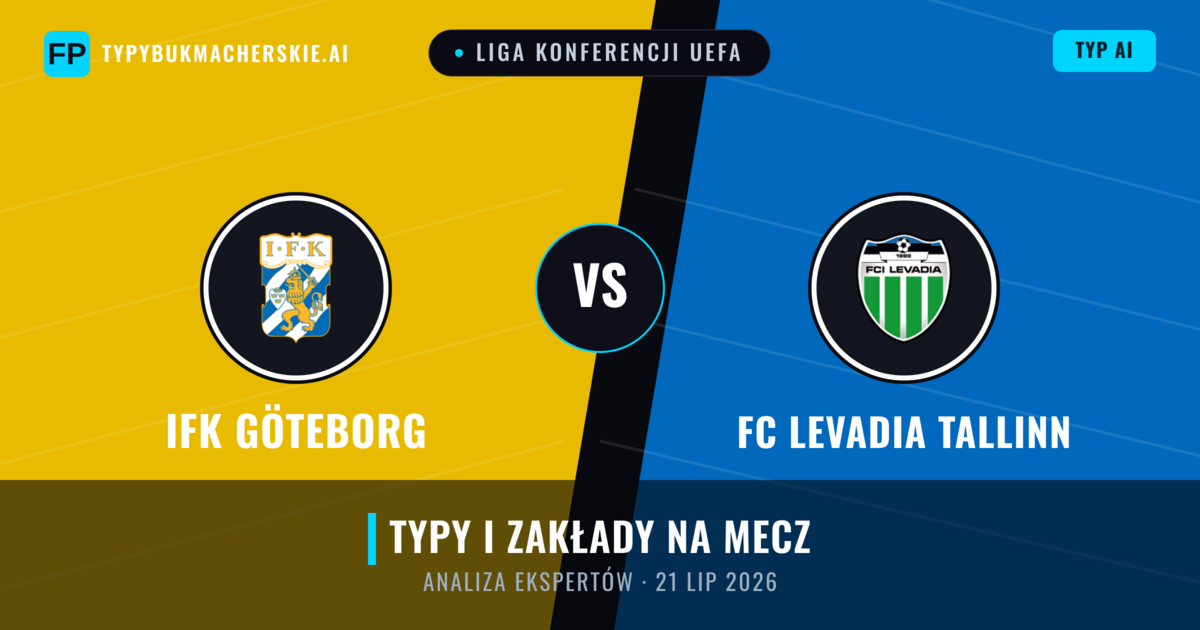 IFK Göteborg vs FC Levadia Tallinn — typy i zapowiedź meczu