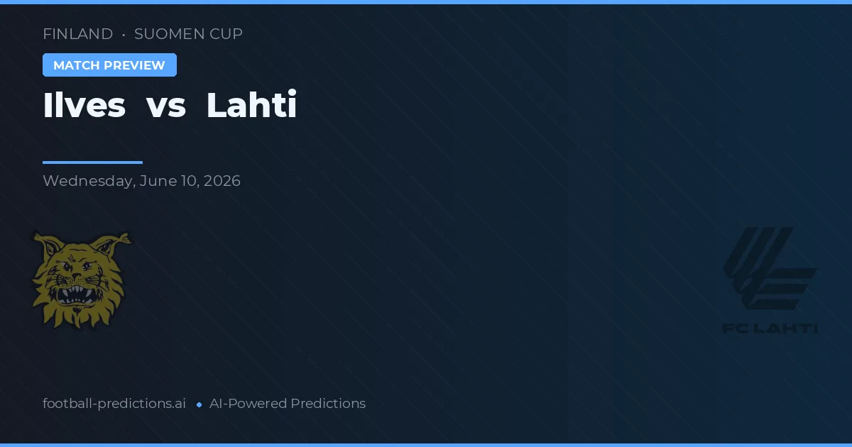 Ilves vs Lahti — typy i zapowiedź meczu