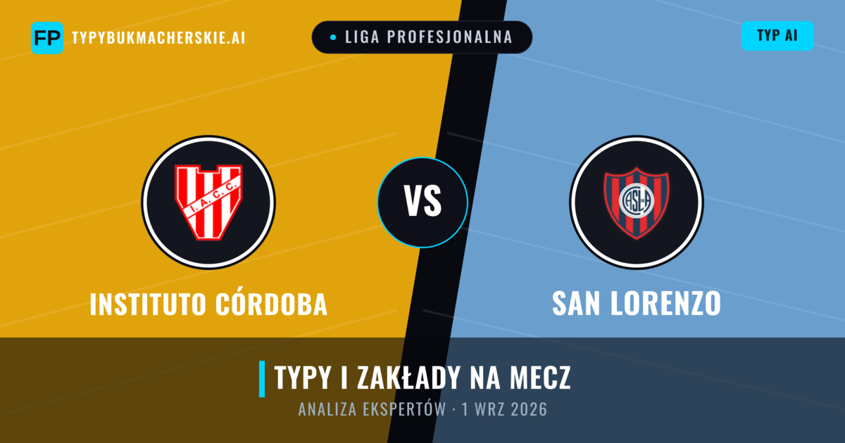 Instituto Córdoba vs San Lorenzo — typy i zapowiedź meczu
