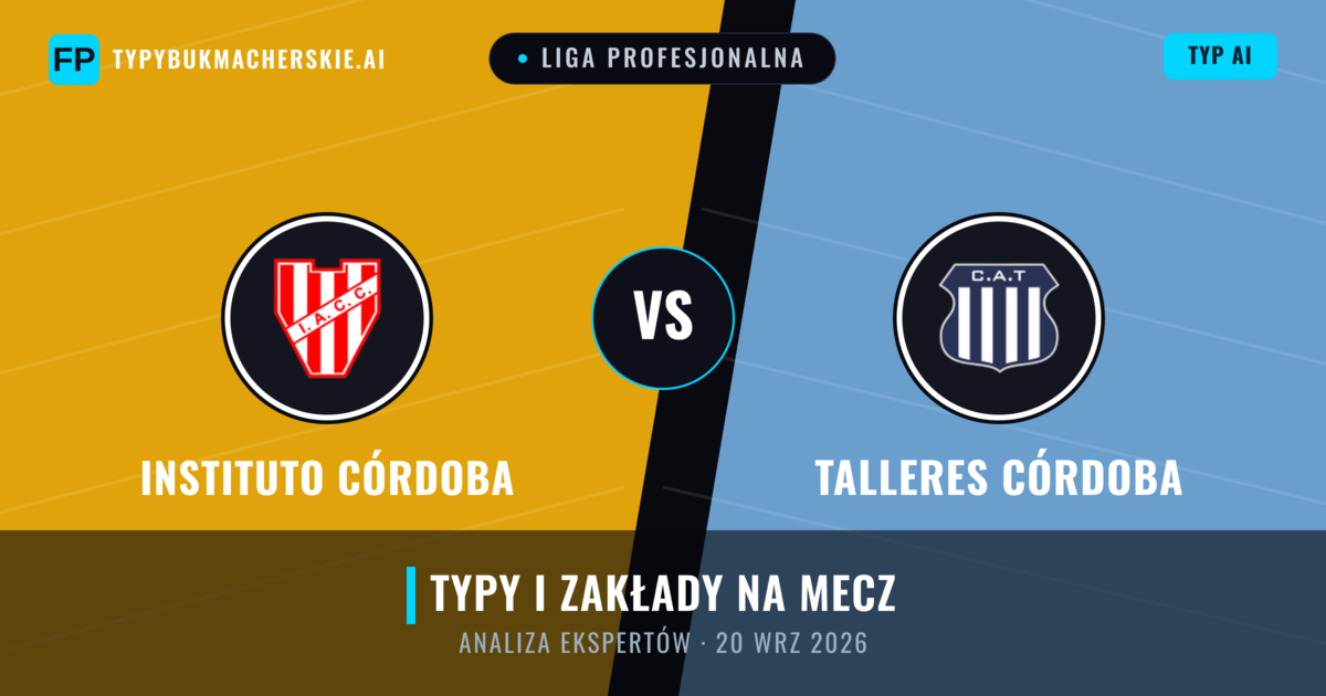 Instituto Córdoba vs Talleres Córdoba — typy i zapowiedź meczu