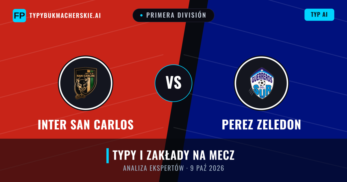 Inter San Carlos vs Perez Zeledon — typy i zapowiedź meczu