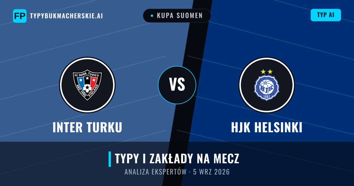 Inter Turku vs HJK Helsinki — typy i zapowiedź meczu