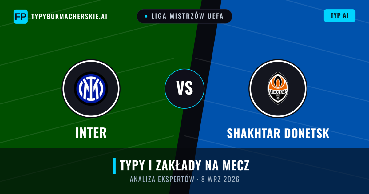Inter vs Shakhtar Donetsk — typy i zapowiedź meczu