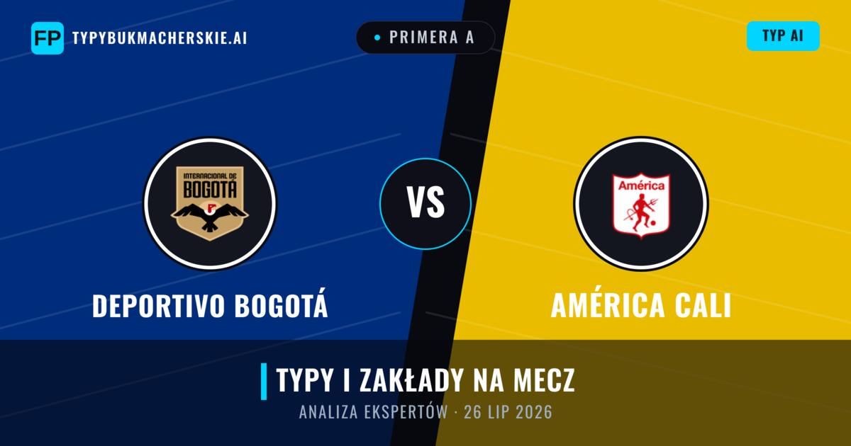 Deportivo Bogotá vs América Cali — typy i zapowiedź meczu