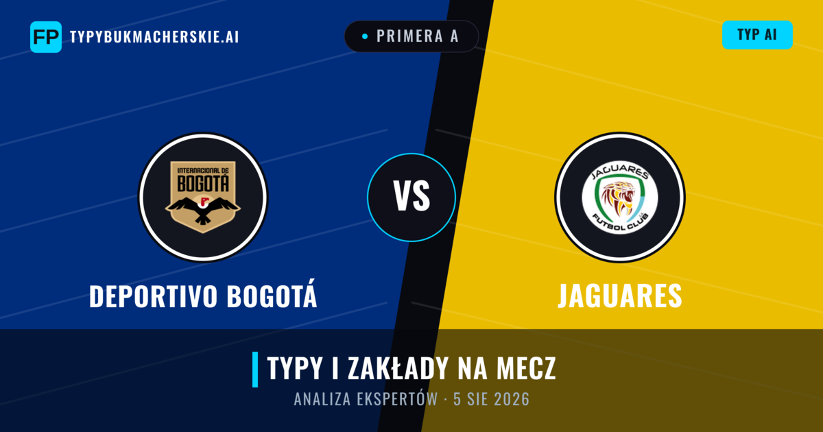Deportivo Bogotá vs Jaguares — typy i zapowiedź meczu