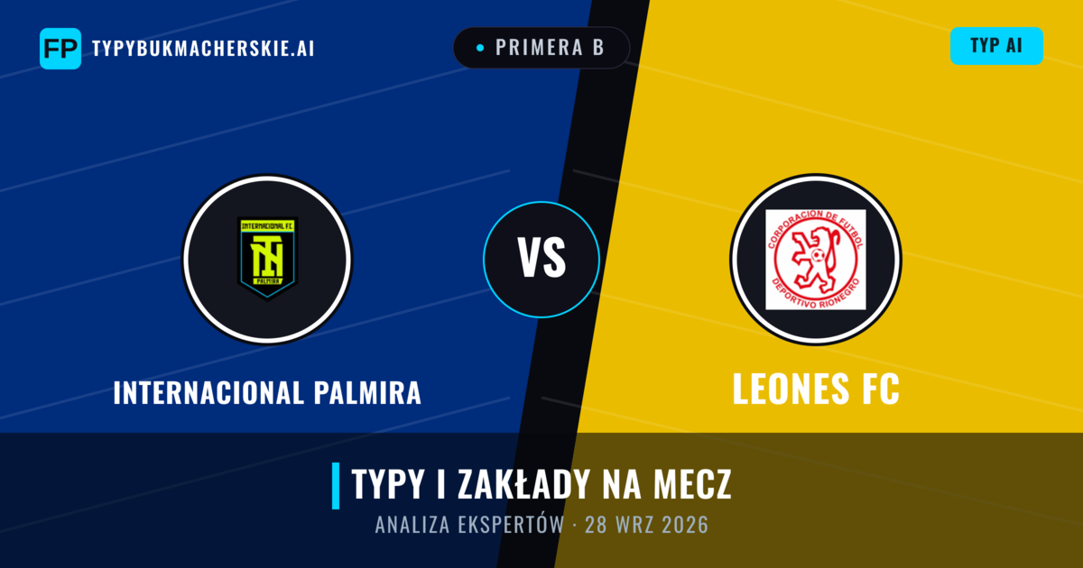 Internacional Palmira vs Leones FC — typy i zapowiedź meczu