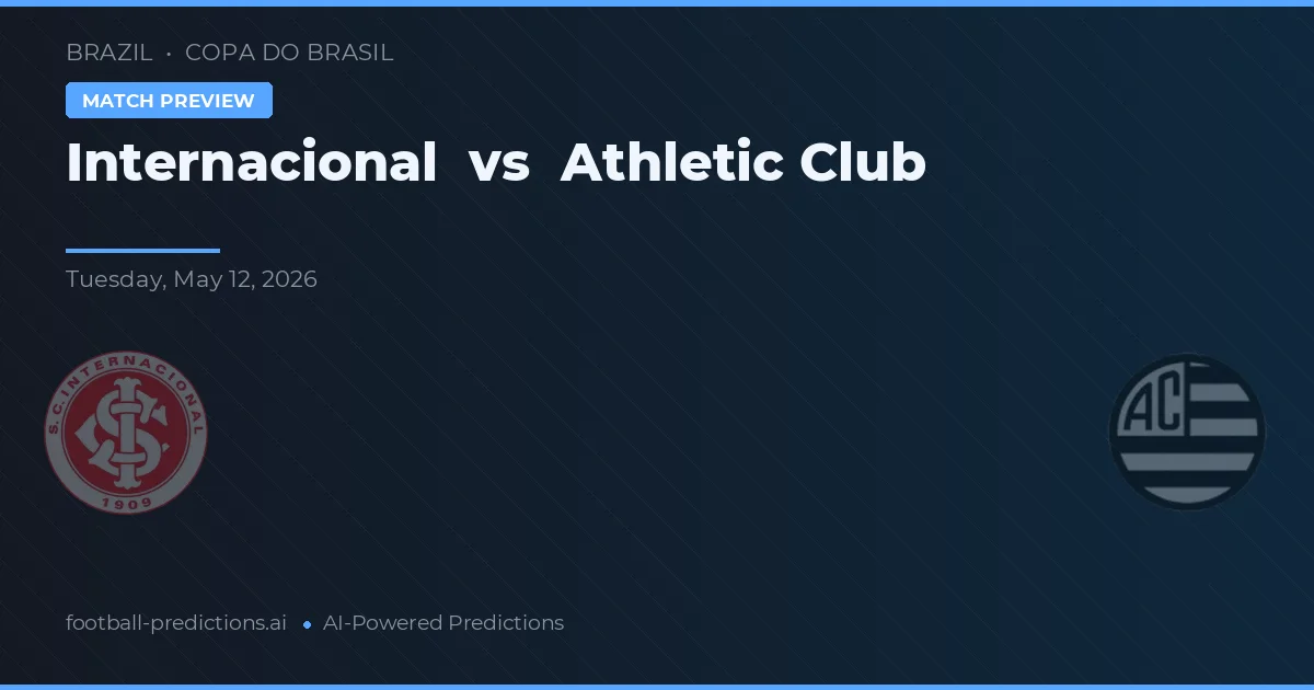Internacional vs Athletic Club — typy i zapowiedź meczu