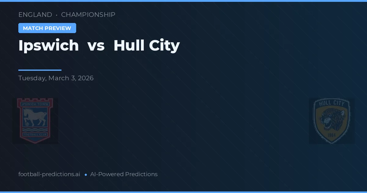 Ipswich vs Hull City — typy i zapowiedź meczu