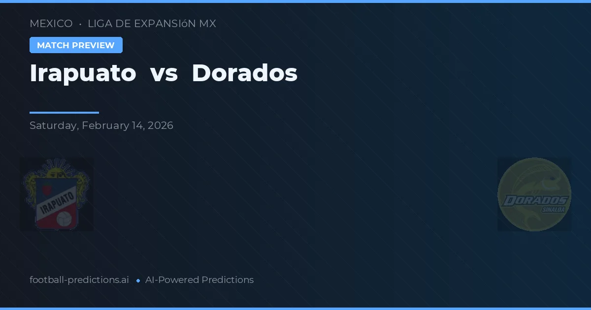 Irapuato vs Dorados — typy i zapowiedź meczu