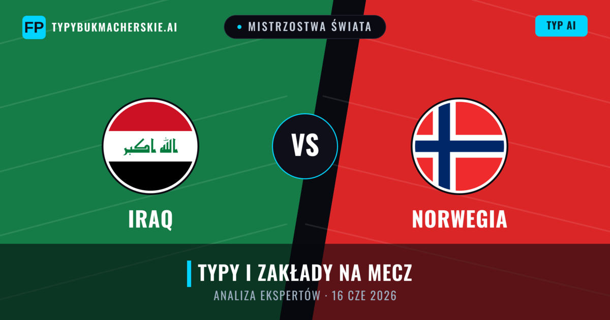 Iraq vs Norwegia — typy i zapowiedź meczu