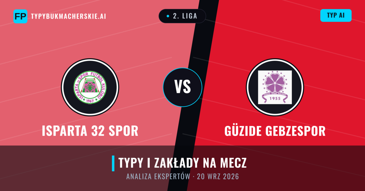 Isparta 32 Spor vs Güzide Gebzespor — typy i zapowiedź meczu