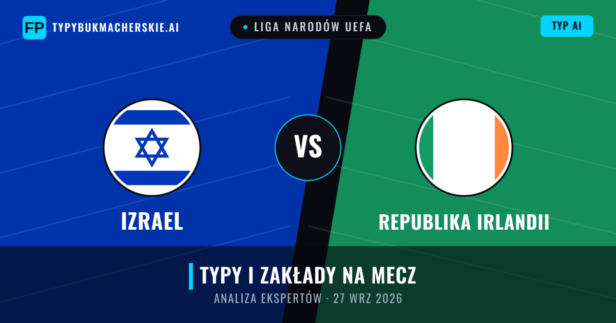 Izrael vs Republika Irlandii — typy i zapowiedź meczu