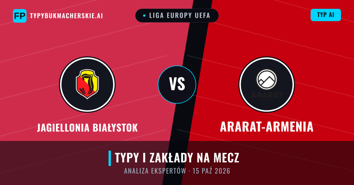 Jagiellonia Białystok vs Ararat-Armenia — typy i zapowiedź meczu