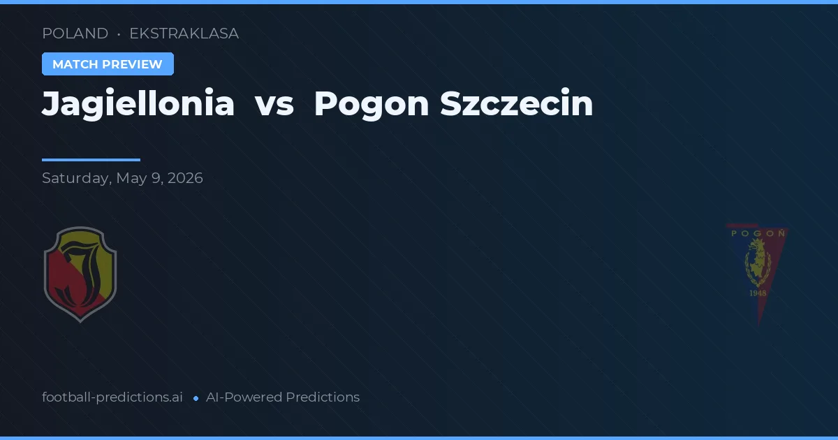 Jagiellonia Białystok vs Pogoń Szczecin — typy i zapowiedź meczu