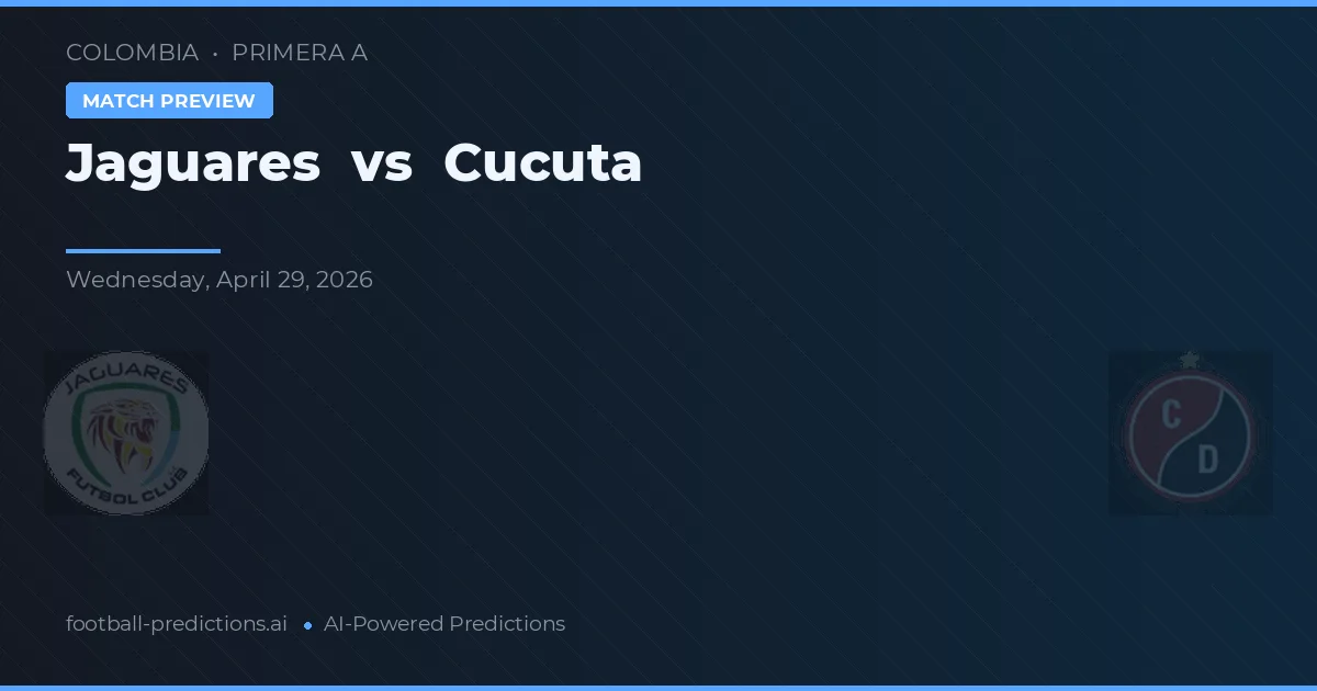 Jaguares vs Cúcuta — typy i zapowiedź meczu