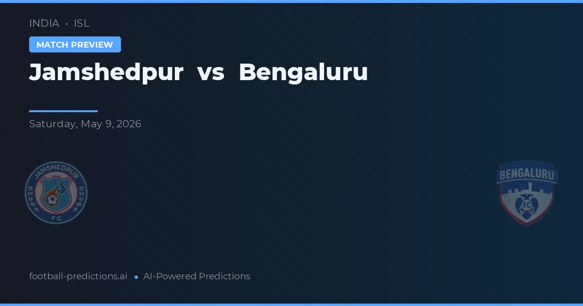 Jamshedpur vs Bengaluru — typy i zapowiedź meczu