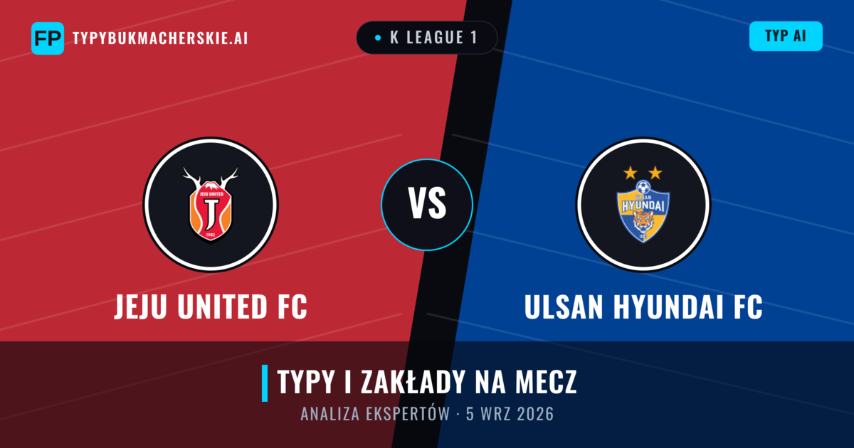 Jeju United FC vs Ulsan Hyundai FC — typy i zapowiedź meczu