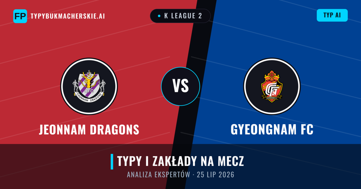 Jeonnam Dragons vs Gyeongnam FC — typy i zapowiedź meczu