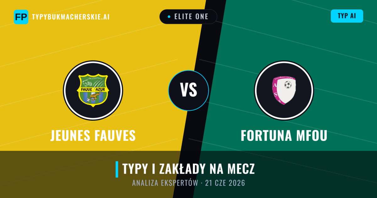 Jeunes Fauves vs Fortuna Mfou — typy i zapowiedź meczu