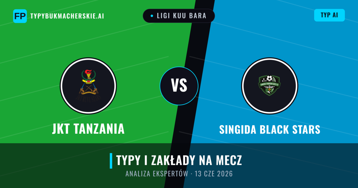 JKT Tanzania vs Singida Black Stars — typy i zapowiedź meczu