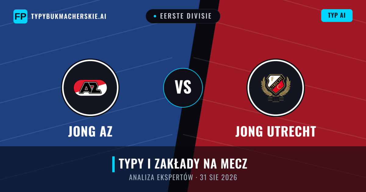 Jong AZ vs Jong Utrecht — typy i zapowiedź meczu