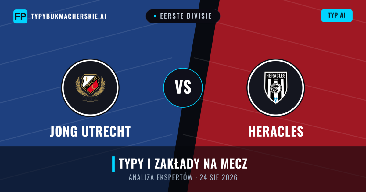 Jong Utrecht vs Heracles — typy i zapowiedź meczu