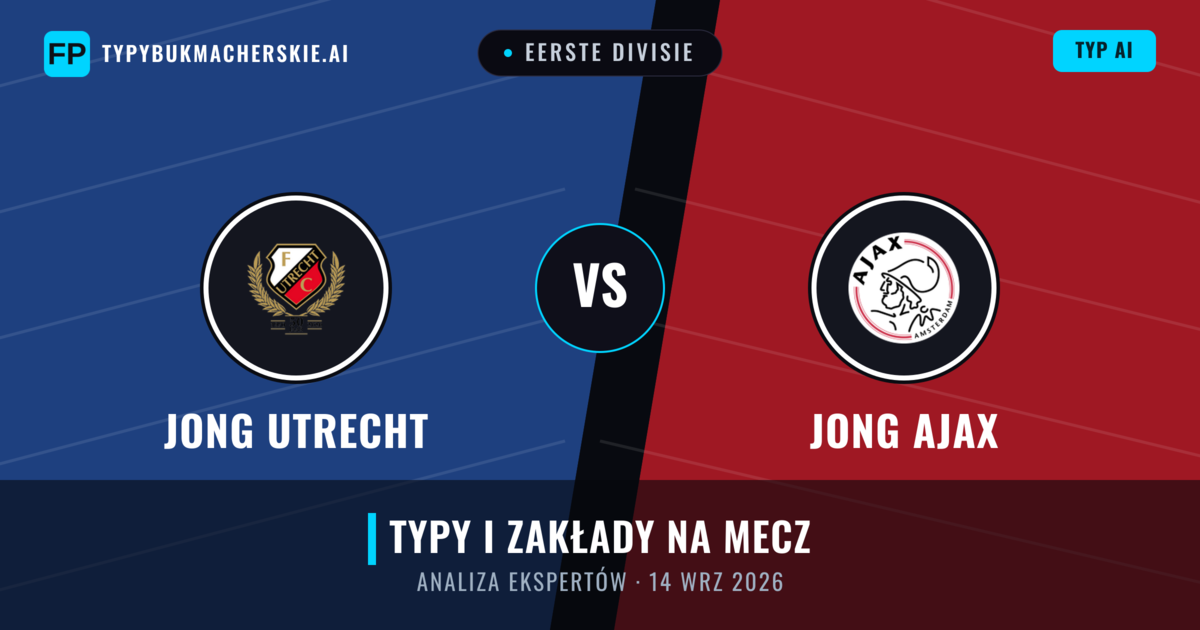 Jong Utrecht vs Jong Ajax — typy i zapowiedź meczu