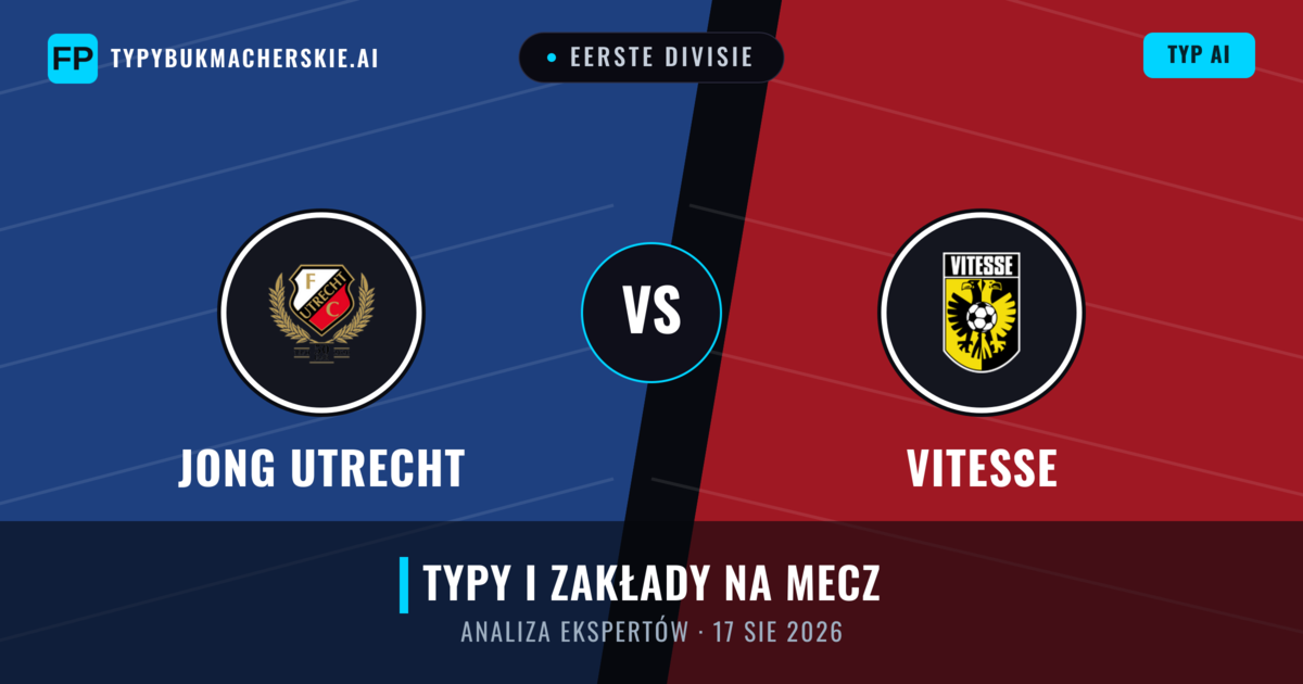 Jong Utrecht vs Vitesse — typy i zapowiedź meczu
