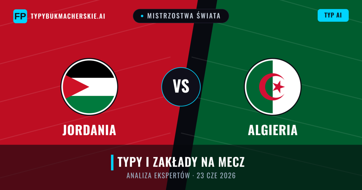 Jordania vs Algieria — typy i zapowiedź meczu