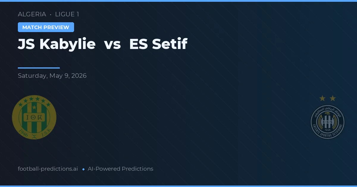 JS Kabylie vs ES Sétif — typy i zapowiedź meczu