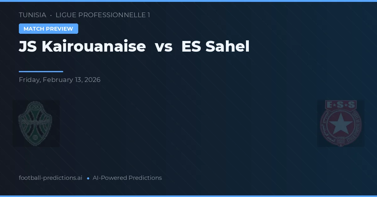 JS Kairouanaise vs ES Sfax — typy i zapowiedź meczu