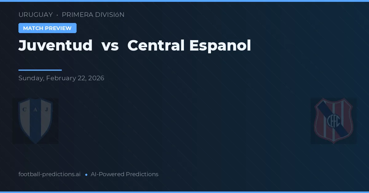 Juventud vs Central Español — typy i zapowiedź meczu