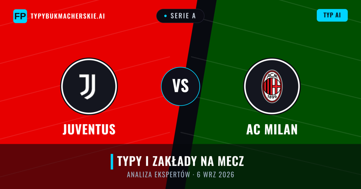 Juventus vs AC Milan — typy i zapowiedź meczu
