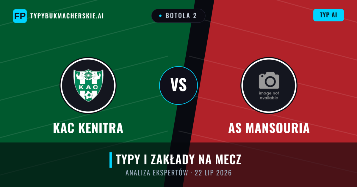 KAC Kenitra vs AS Mansouria — typy i zapowiedź meczu