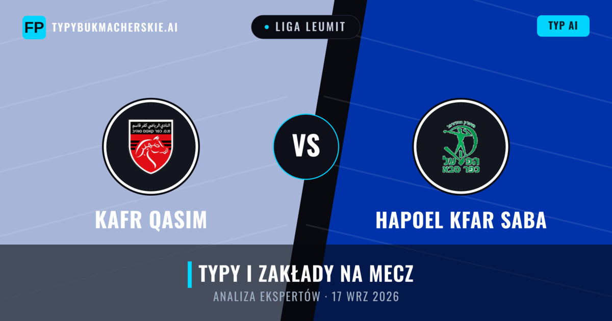 Kafr Qasim vs Hapoel Kfar Saba — typy i zapowiedź meczu