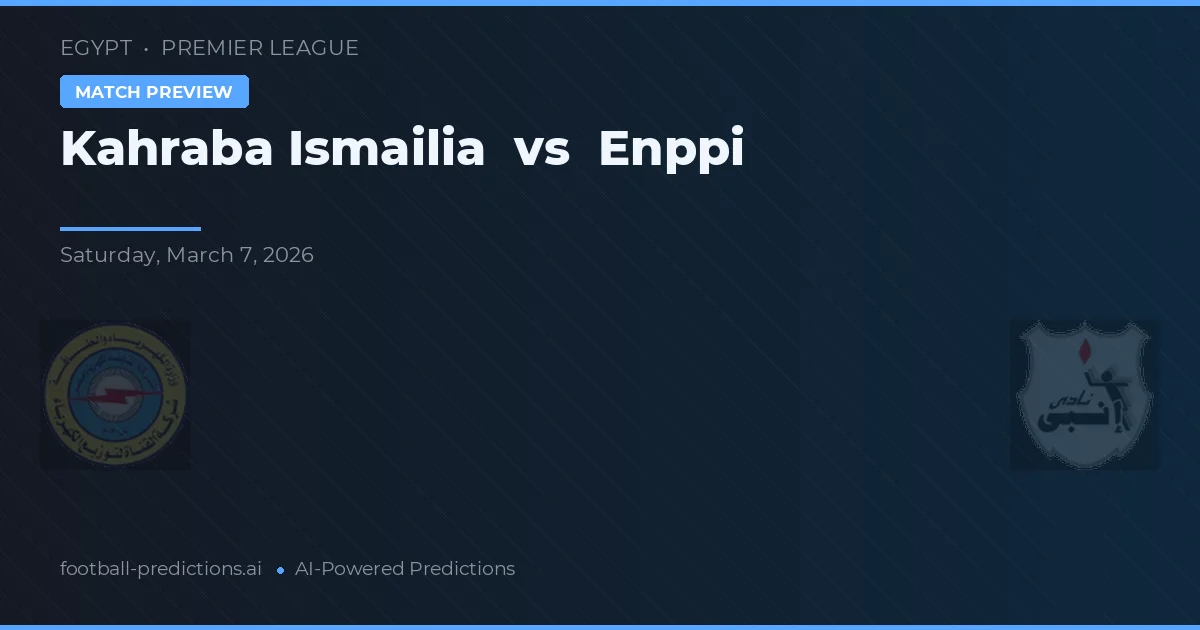 Kahraba Ismailia vs Enppi — typy i zapowiedź meczu