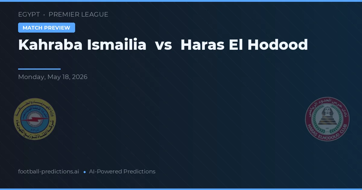 Kahraba Ismailia vs Haras El Hodood — typy i zapowiedź meczu