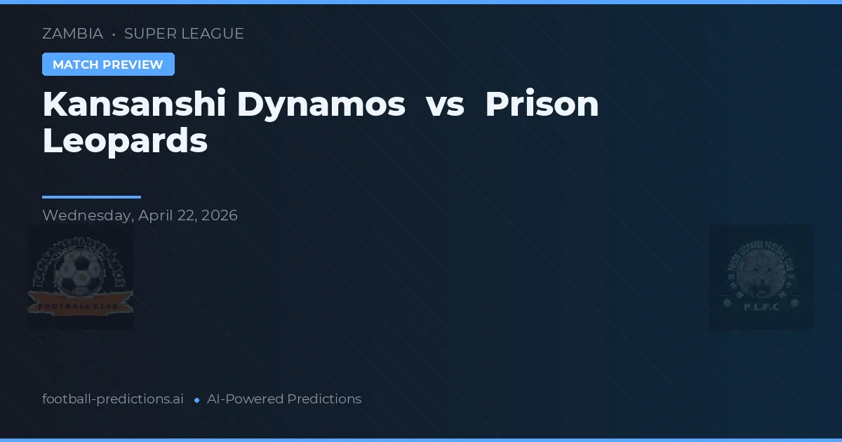 Kansanshi Dynamos vs Prison Leopards — typy i zapowiedź meczu